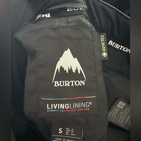 Burton Women’s GORE-TEX insulated Snowboard Pants - black in size Small - Picture 9 of 12